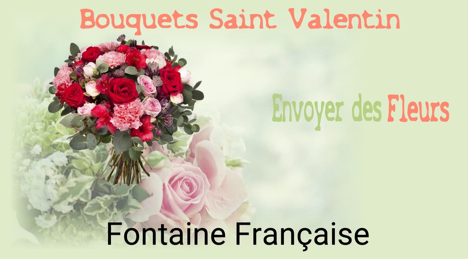 Roses de Saint-Valentin livrées à Fontaine-Française